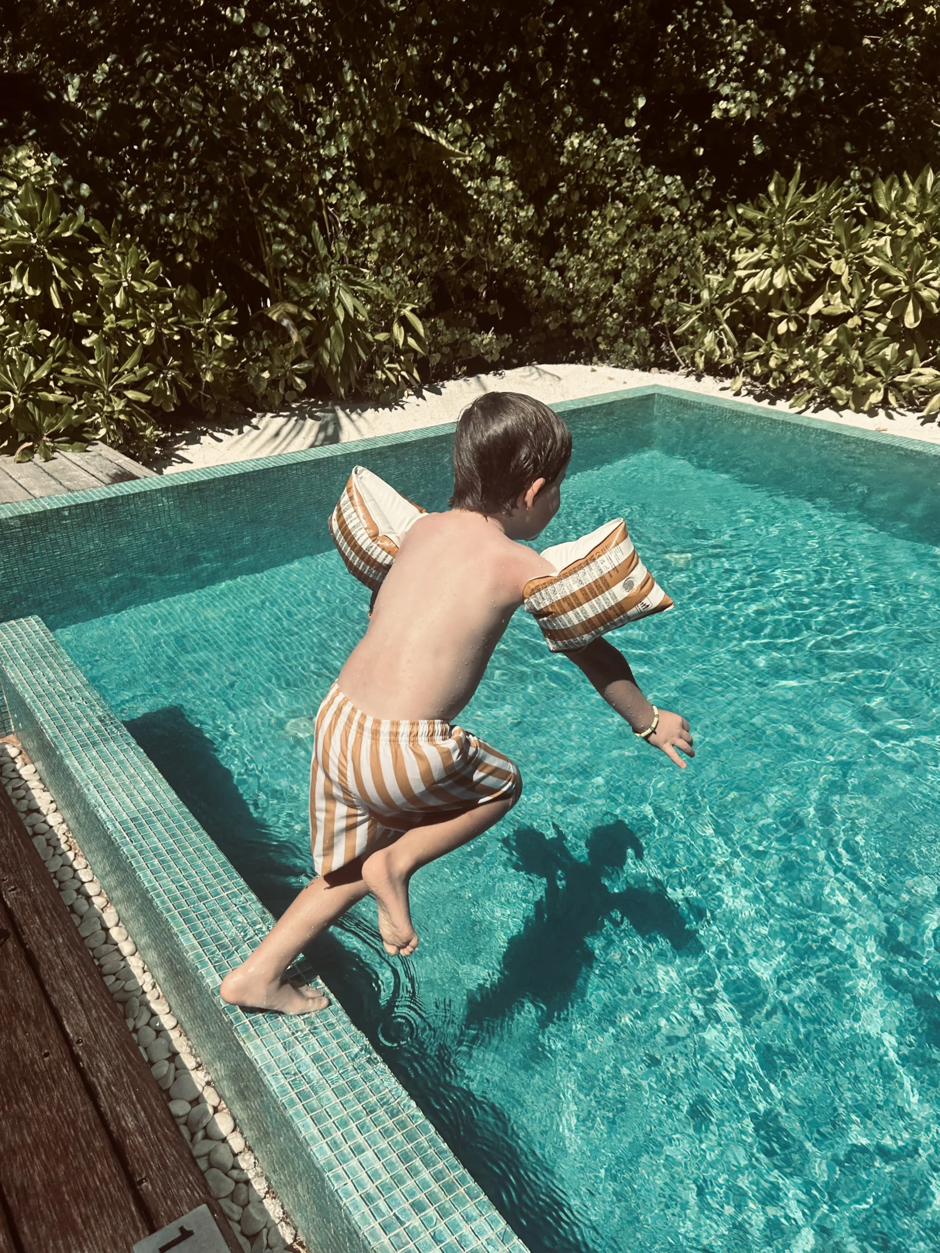 Swim Essentials Flow Brown White | Zwembandjes - Afbeelding 6